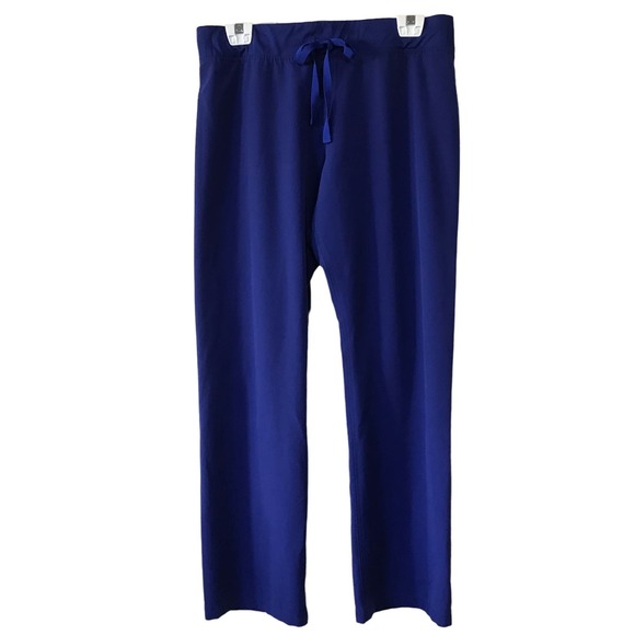 FIGS Livingston Basic Scrub Pants Bright Royal Blue Size Medium T21003 Uniform - Picture 1 of 9